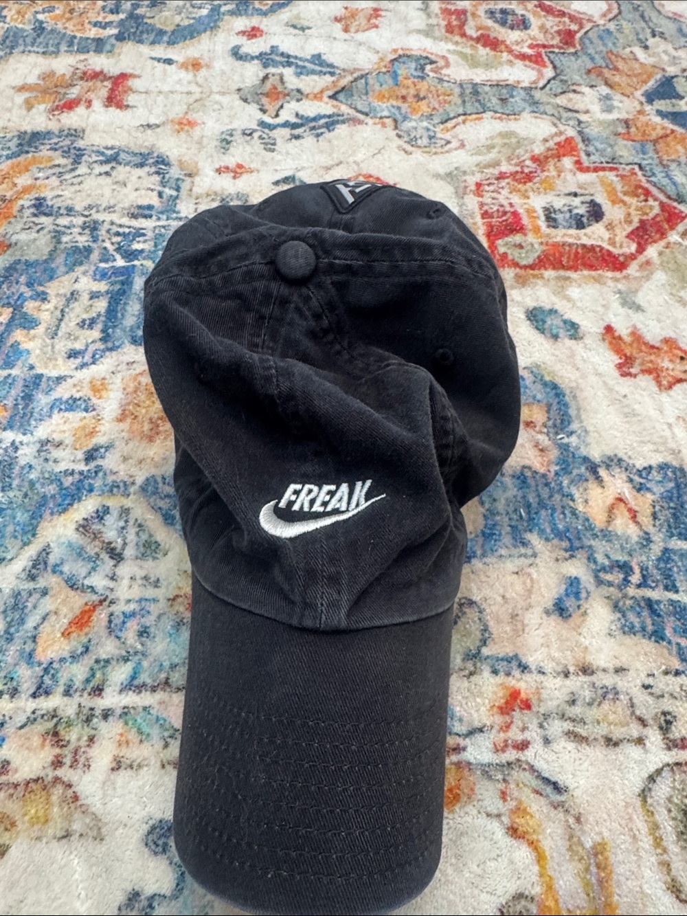 Nike Giannis Antetokounmpo “Freak” Black Adjustable Strapback Hat Stay-Dri